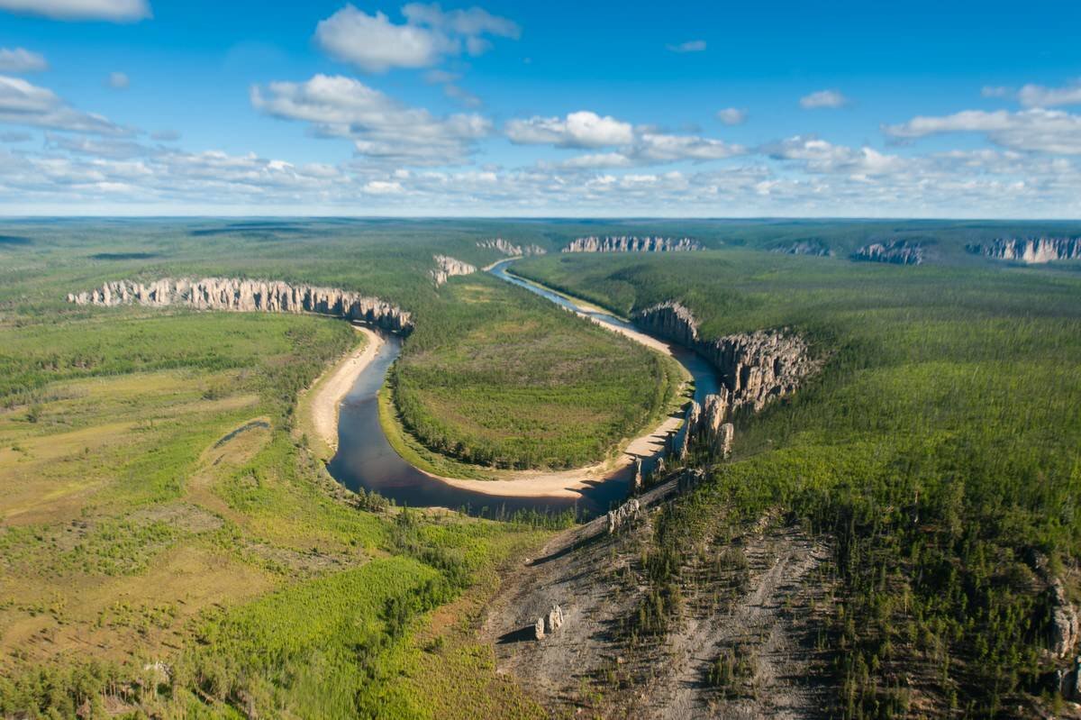 Столбы Лены в Якутии Ленские