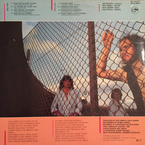 "Future Times" back cover
