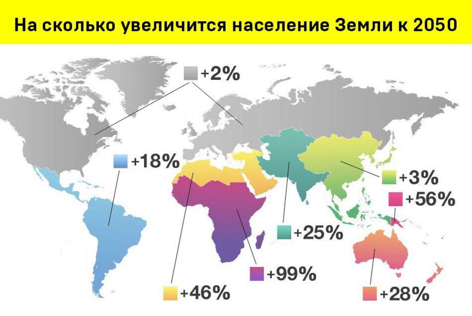 Численность населения земли карта