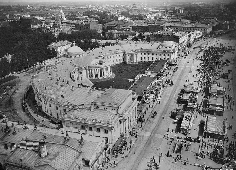 Странноприимный дом. Фото с Сухаревской башни