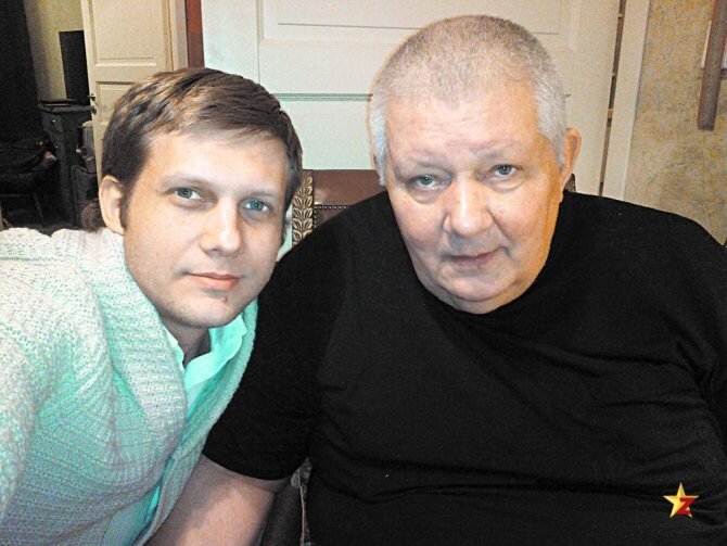 Отец Бориса Корчевникова Вячеслав Орлов . Единственное совместное фото
