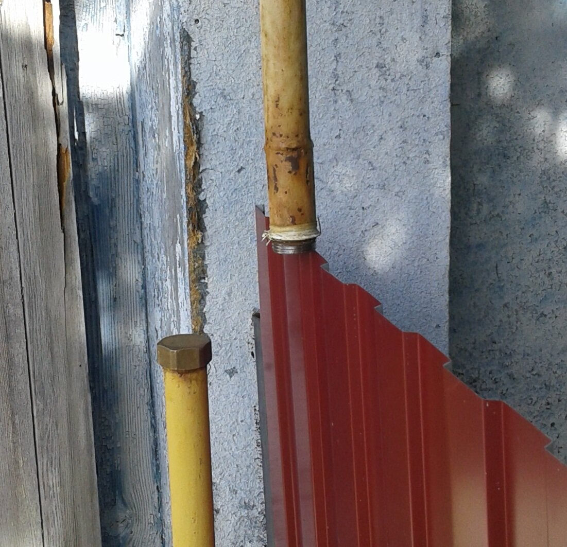  Мой обрезанный стояк с заглушкой