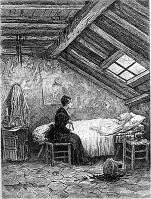 Иллюстрация к роману Бальзака «Бедные родственники», одном из любимых произведений Достоевского, который он давал читать своей жене