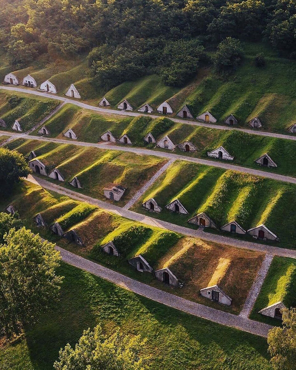   Винные погреба Gombos Hill (Деревня Хоббитов). Фото © living_europeofficial, Instagram