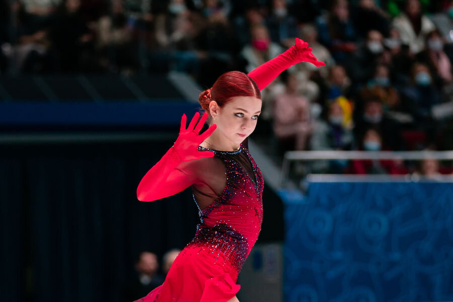 Чемпионат фигурное катание Саша Трусова