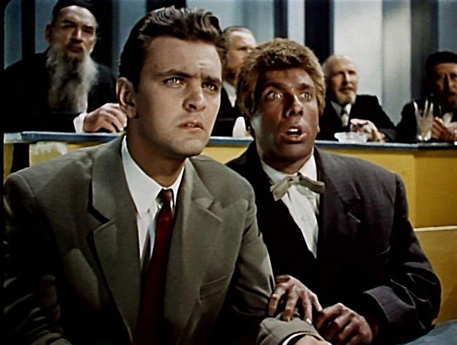 Кадр из фильма "Человек ниоткуда", 1961 г., режиссер Эльдар Рязанов