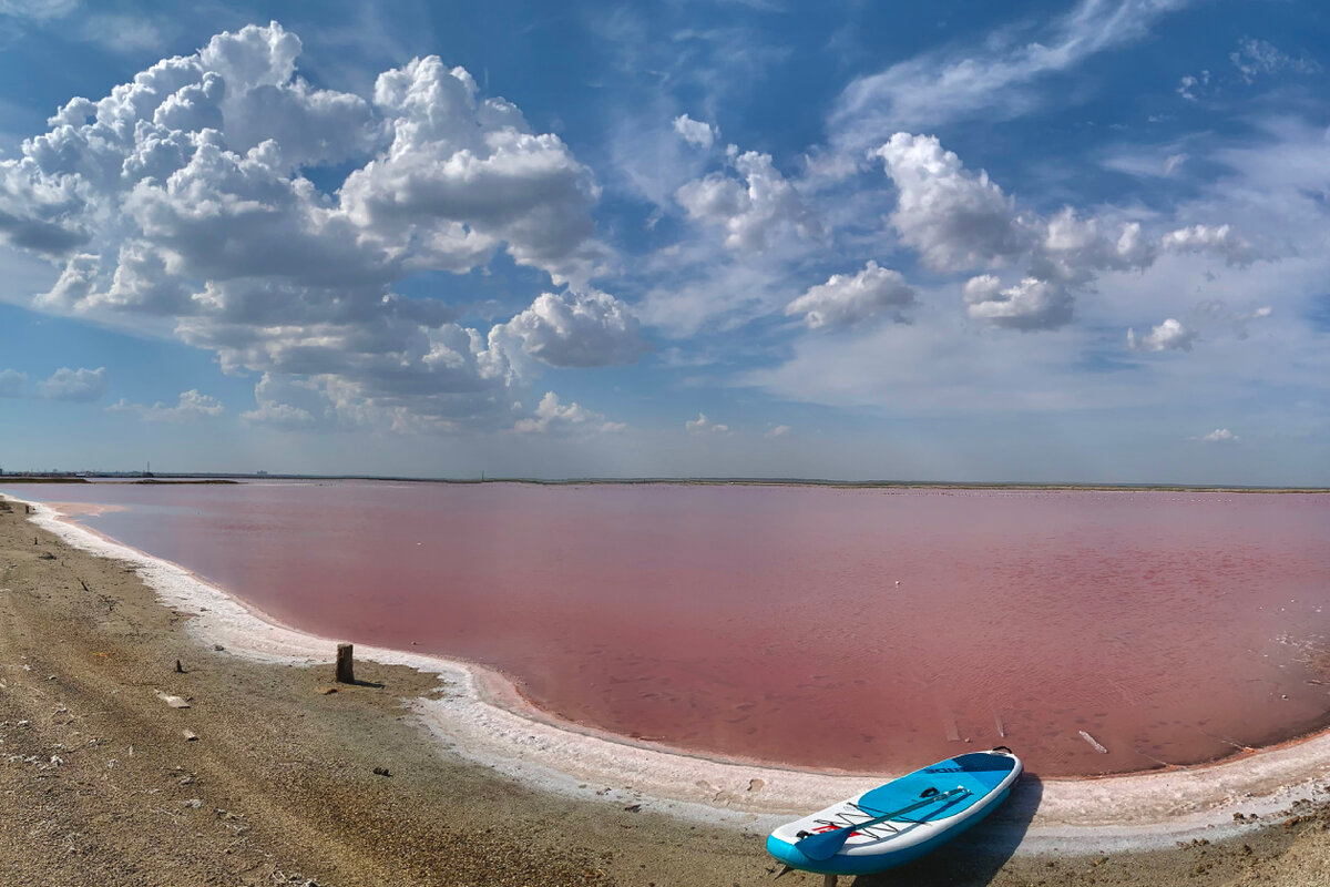 Соляное озеро Сасык-Сиваш в Крыму