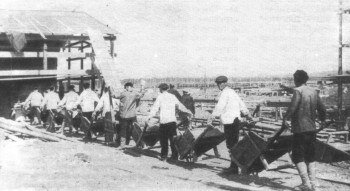 Строительство завода ГАЗ, 1930 год
