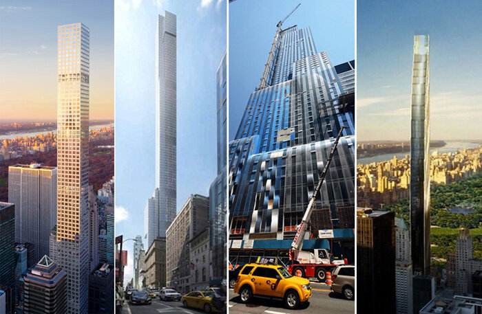 432 Парк Авеню, 117 West 57th Street, One57 и 111 West 57th Street.