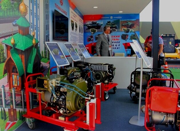 Двигатели и генераторы Тульского машиностроительного завода на выставке