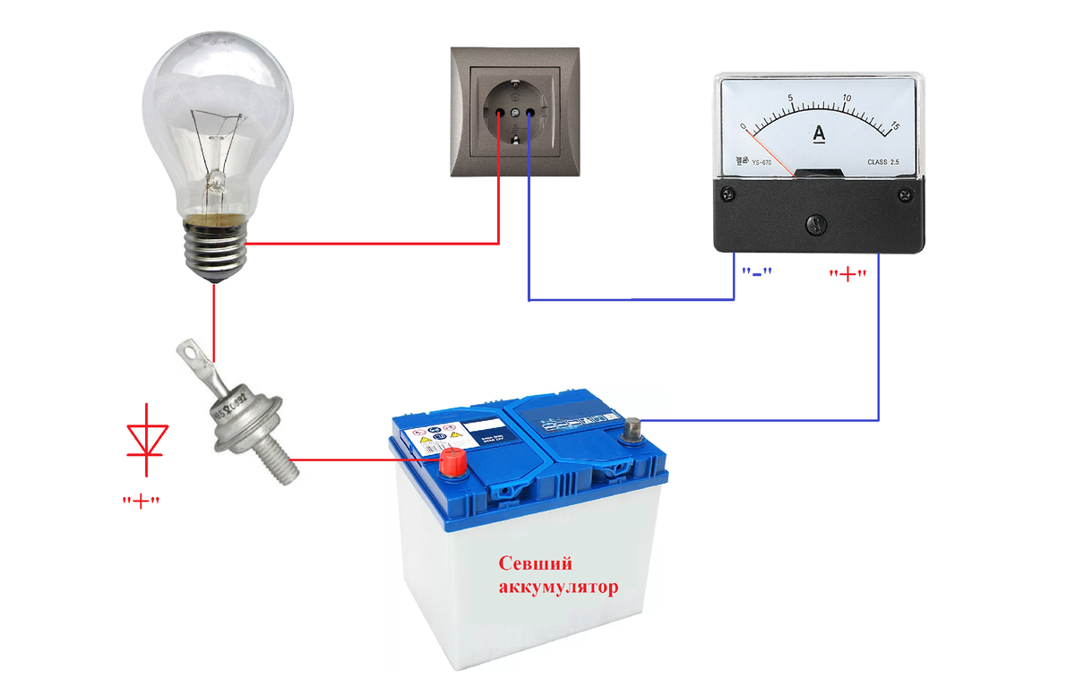 Как зарядить аккумулятор без зарядного | 1001 Самоделка | Дзен