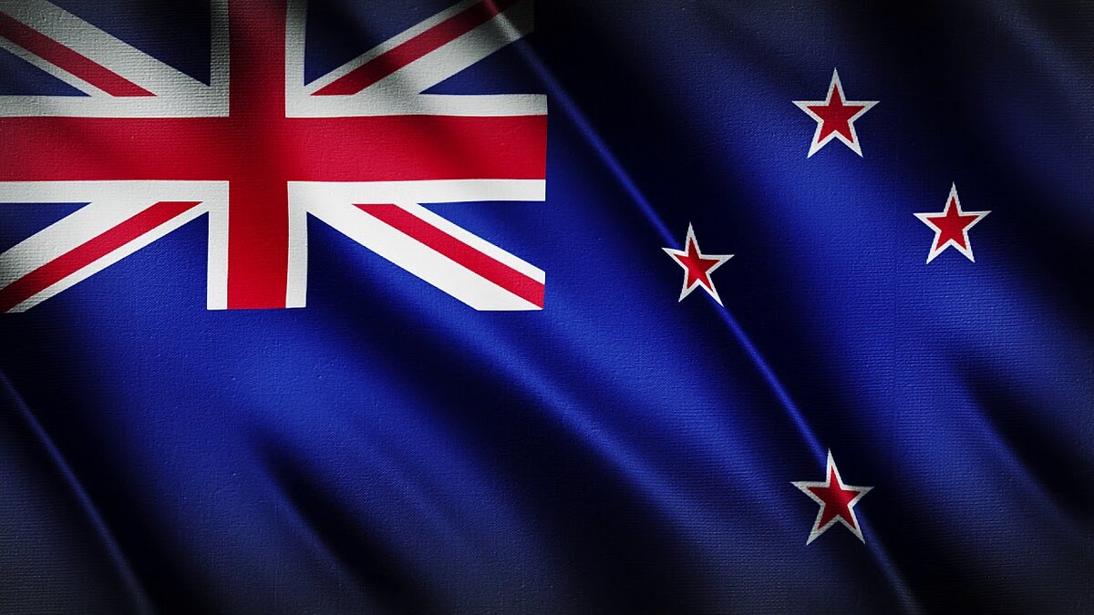 Флаг Новой Зеландии.