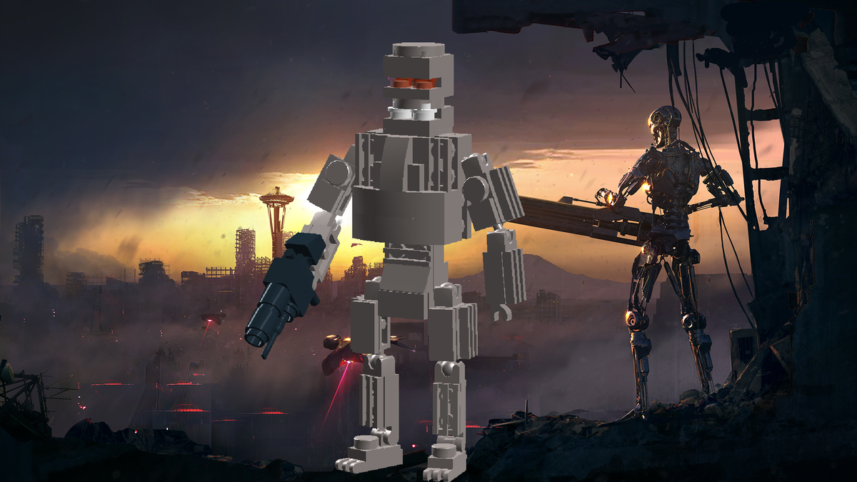 фигурка, сделанная в LEGO Digital Designer