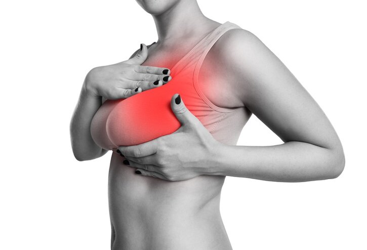 Боли в груди перед месячными