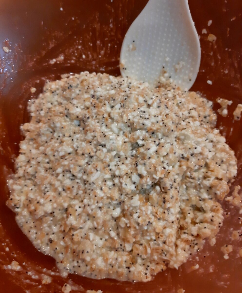 Консистенция, как густая каша.