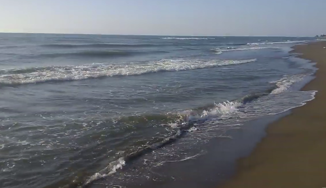 Пляж в Поти (Грузия)