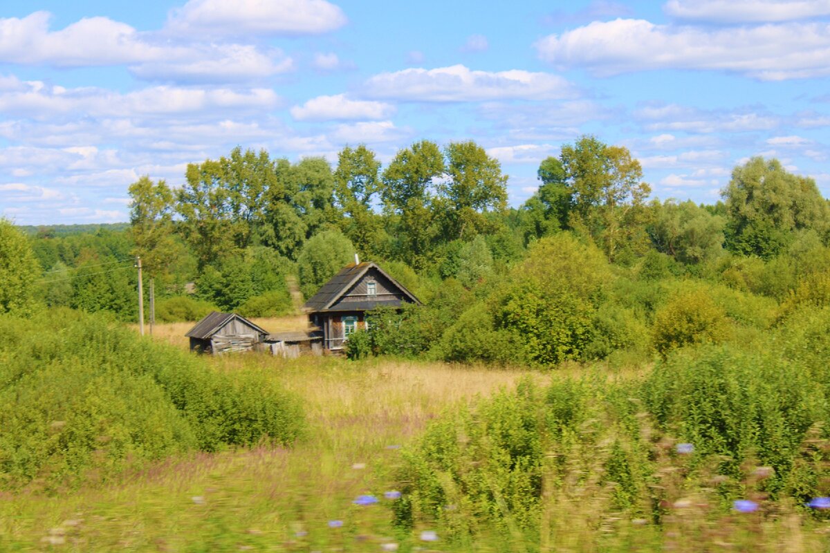 Русские Алгаши – старинное село Чувашии, заехали и посмотрели на обстановку внутри села, показываю