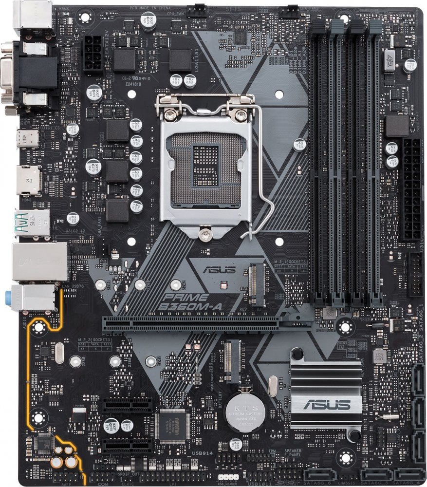 Материнская плата: Asus PRIME B360M-A