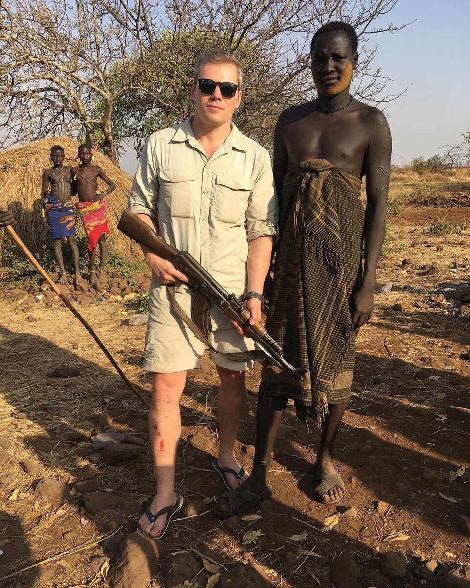 Воин племени Мурси