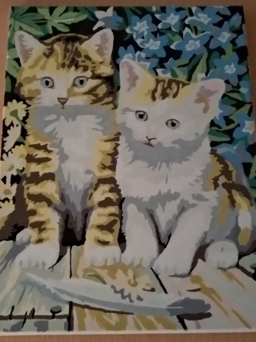 Наш первый с сыном "шедевр".