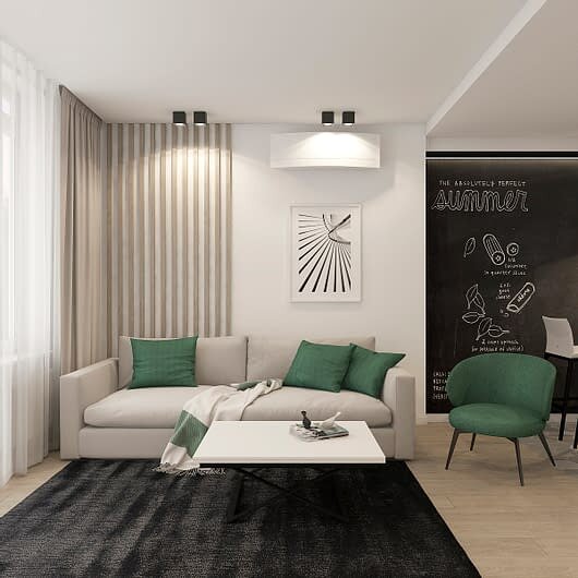 Дизайн интерьера в стиле контемпорари