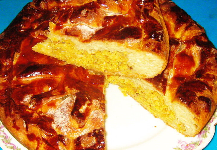 пирог с рыбной начинкой