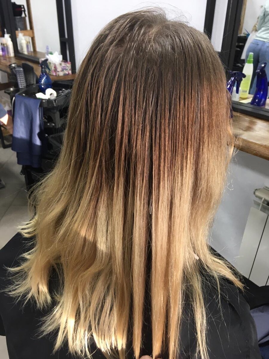 До окрашивания 