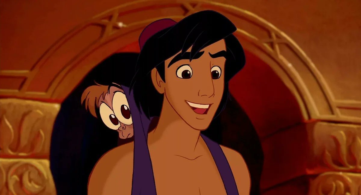 кадр из мультфильма "Алладин"