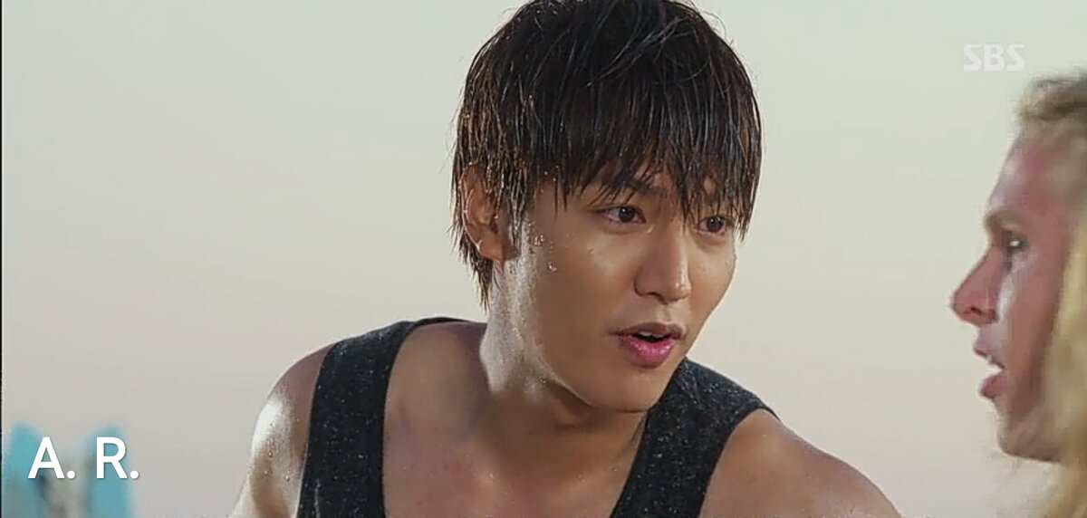 Ли Мин Хо в "Наследниках". Скрин автора