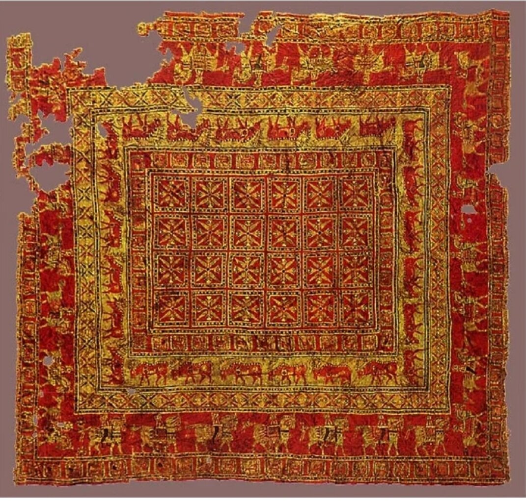 Самый старый ковер в мире. Возраст более 2000 лет. 