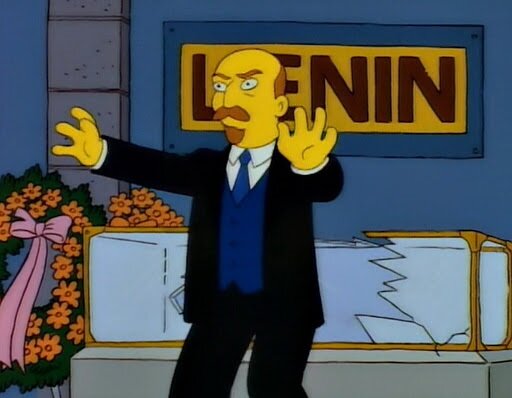 Кадр из того же мультика про Симпсонов.