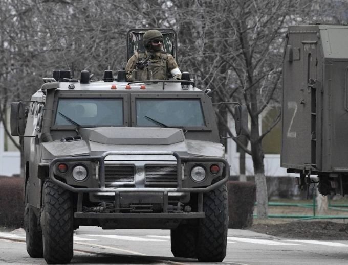 Российская боевая техника на юго-востоке Украины. Источник: t.me/mig41.