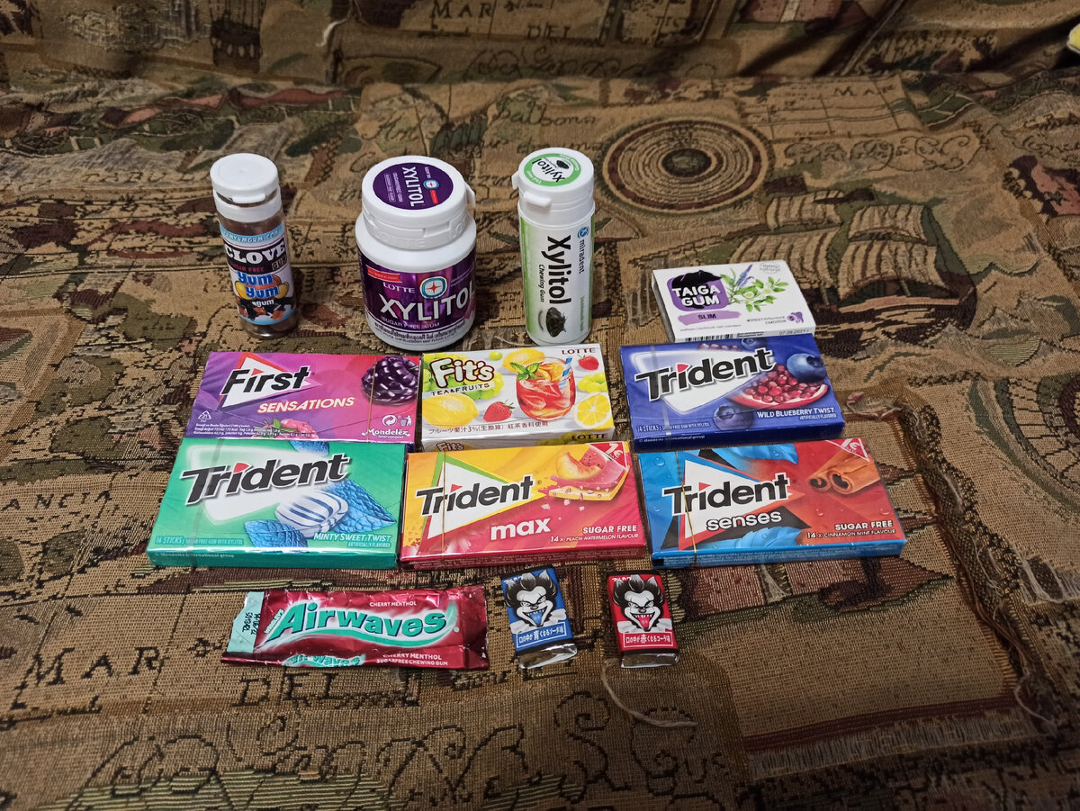 Заказанные жвачки