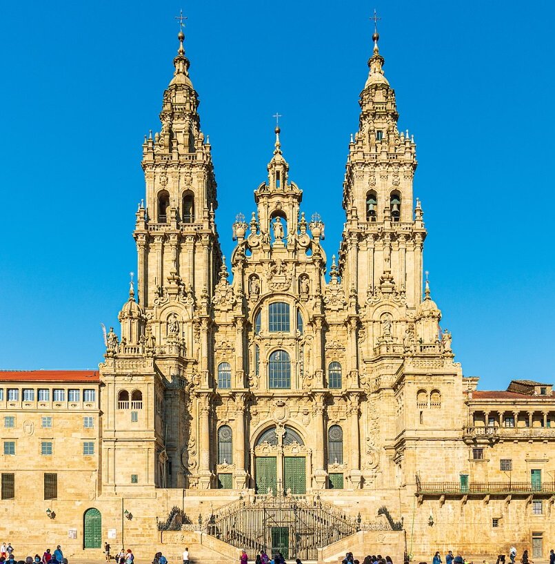 Собор Сантьяго-де-Компостела - конечный пункт El Camino de Santiago. Фото из интернета