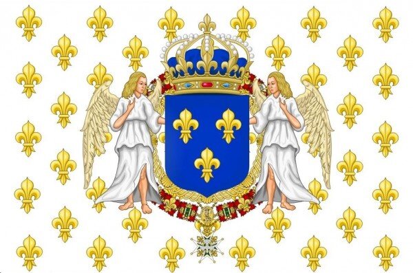 Штандарт Франции при правлении династии Бурбонов