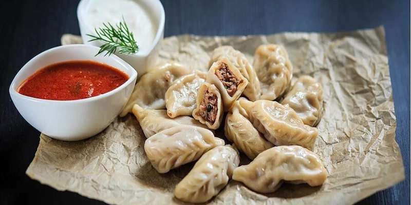 Национальное блюдо Дагестанской кухни - хинкал 