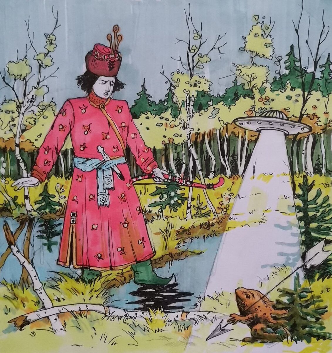 Уважаемый Иван Яковлевич Билибин!!!  Приносим свои извенения -за лягушачье похищение!