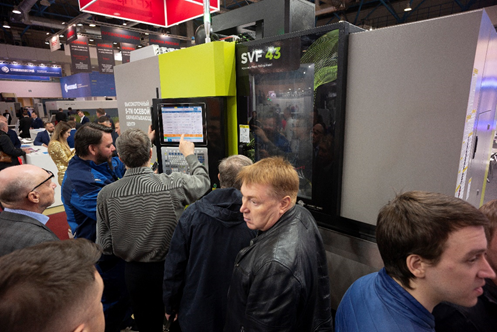 Стенд Фрезерно обрабатывающего центра IRONMAC IMU-5X 400 на выставке «Металлообработка-2022».