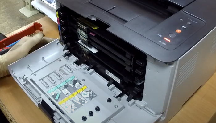 Фото 13. Печать аппарата до ремонта 