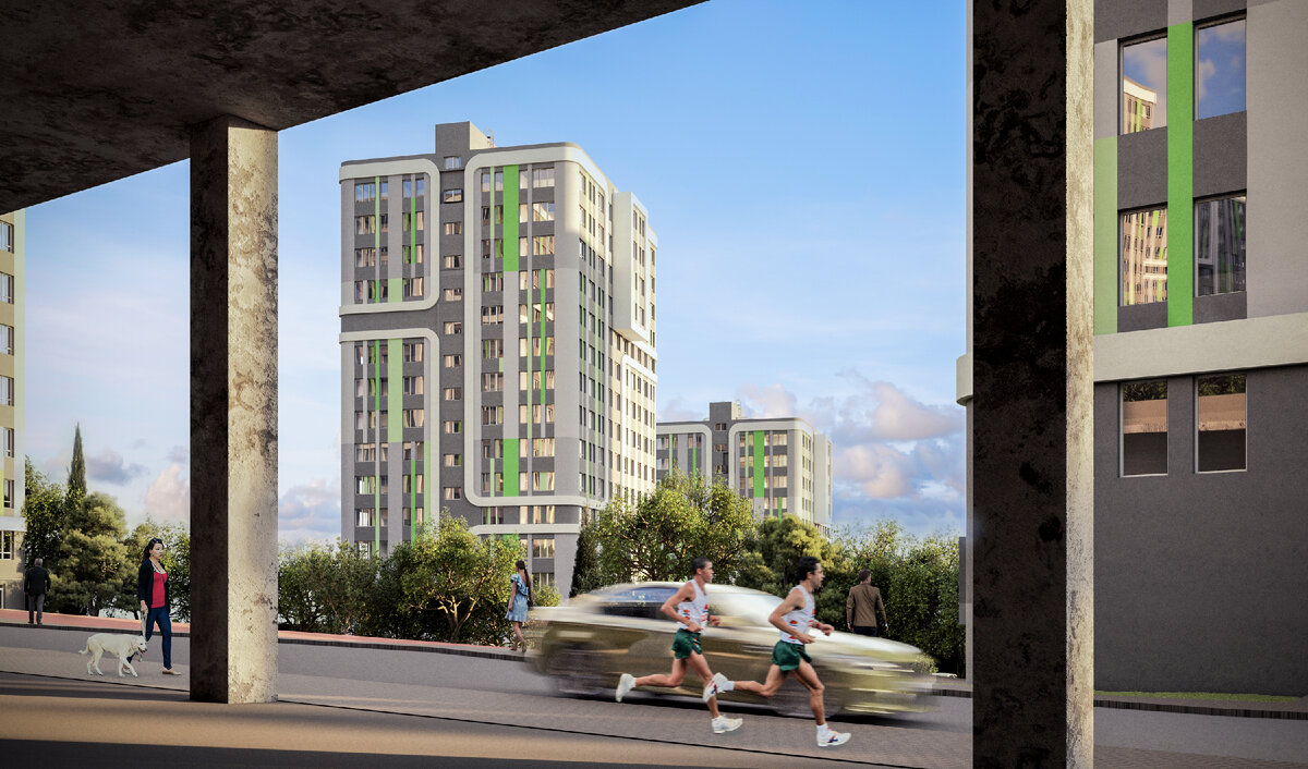 Новый проект АПБ Основа - жилой комплекс в Партените, Крым, Россия