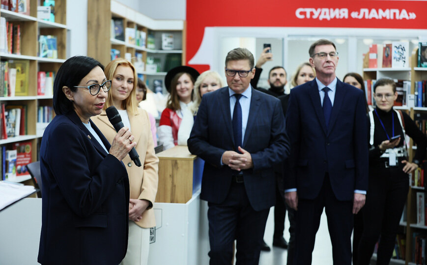     Наталья Котова подчеркнула, что работа по развитию библиотечной системы в городе продолжится. Фото Олега Каргаполова.