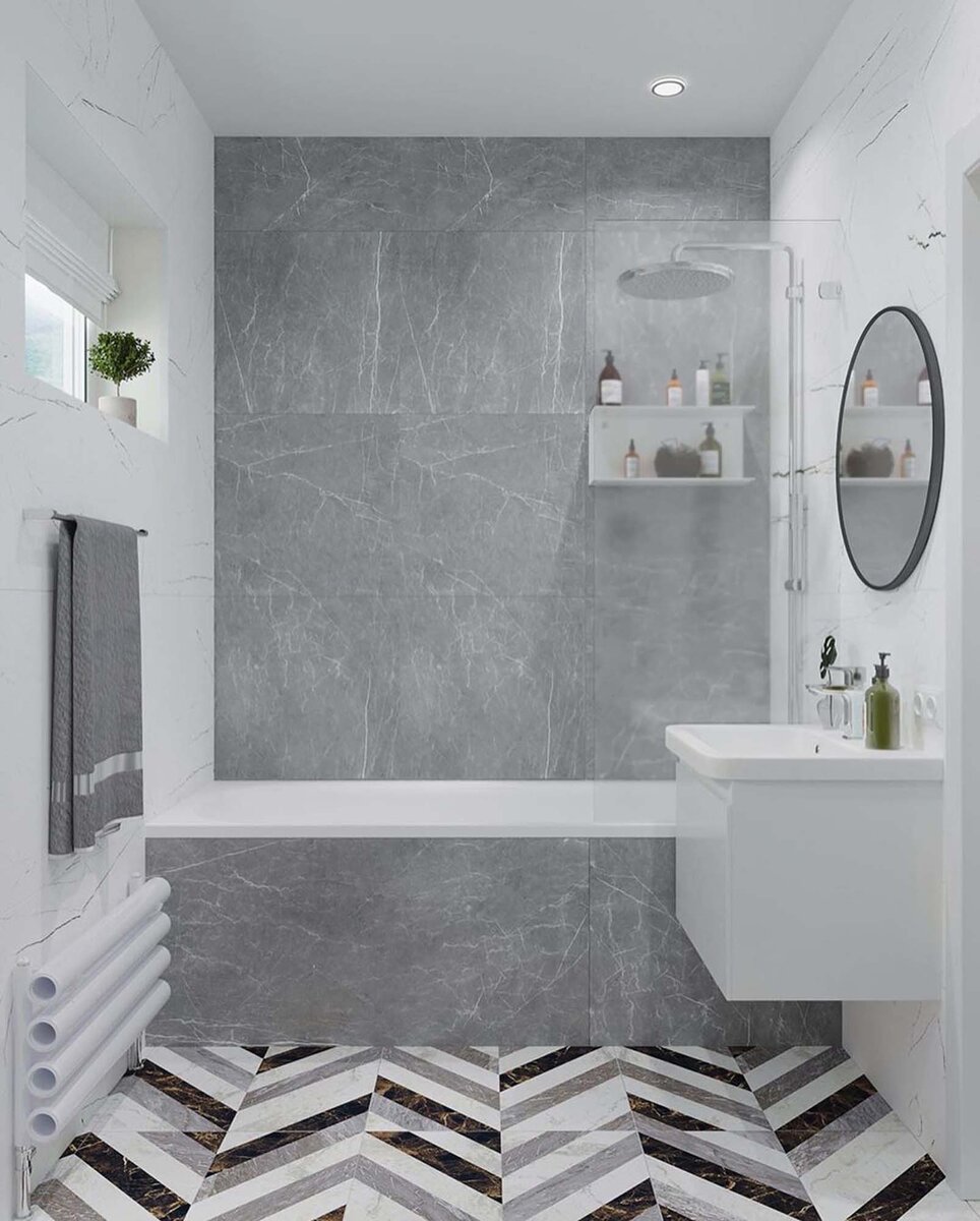 С чем сочетать керамогранит? 5 дизайнерских идей в интерьере | Estima ...