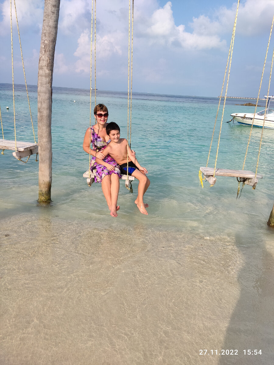 Мальдивские качели. Личное фото. 