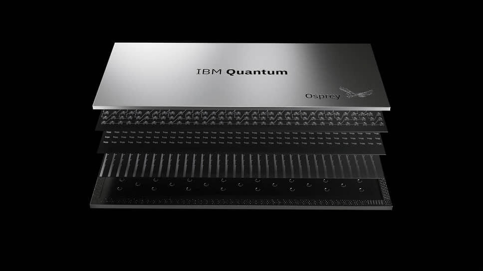 Фото: IBM📷В ноябре компания IBM представила квантовый компьютер Osprey. В нем 433 кубита