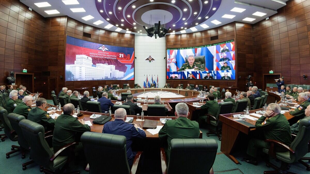    Заседание коллегии Минобороны РФ© РИА Новости / Пресс-служба Минобороны РФ