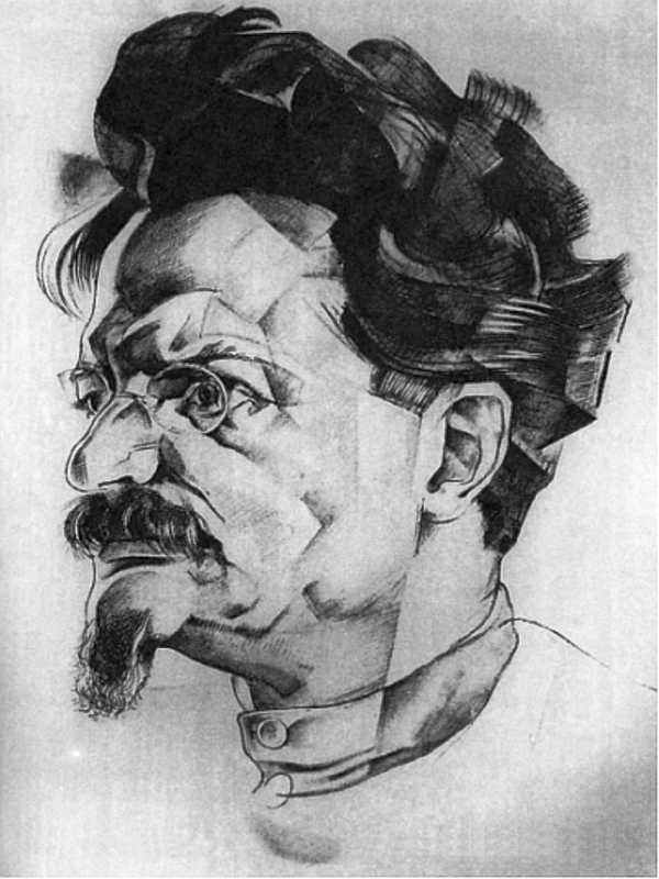 Троцкий Лев Давидович (1879-1940) (с) Анненков Юрий Павлович (1889—1974)