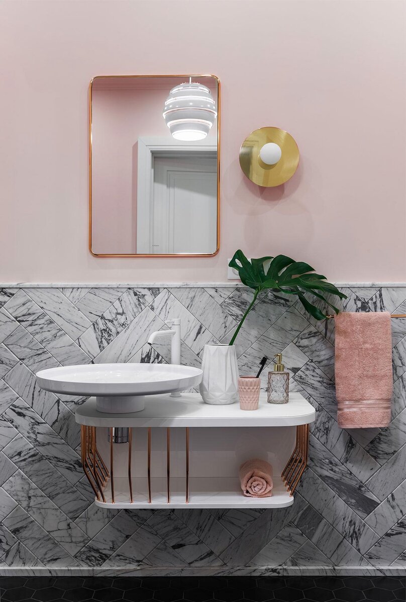 Дизайн ванной комнаты созданный в interior.studio