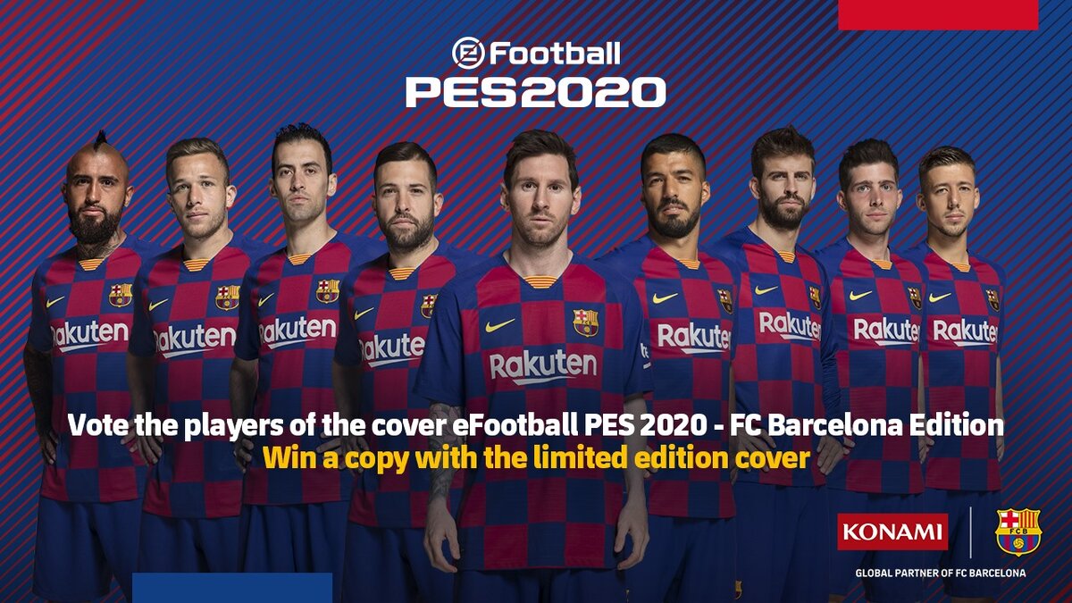 Фанаты "Барселоны" могли выбрать пятерку игроков на обложке игры
