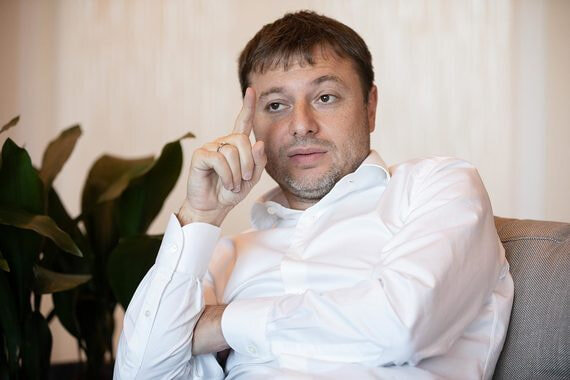 Сергей Хотимский, первый зампред правления, совладелец Совкомбанка Евгений Разумный / Ведомости