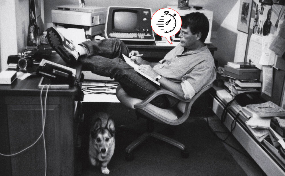 Кинг пишет без выходных и праздников / источник https://coolerinsights.com/wp-content/uploads/2009/07/Stephen-King-On-Writing.jpg